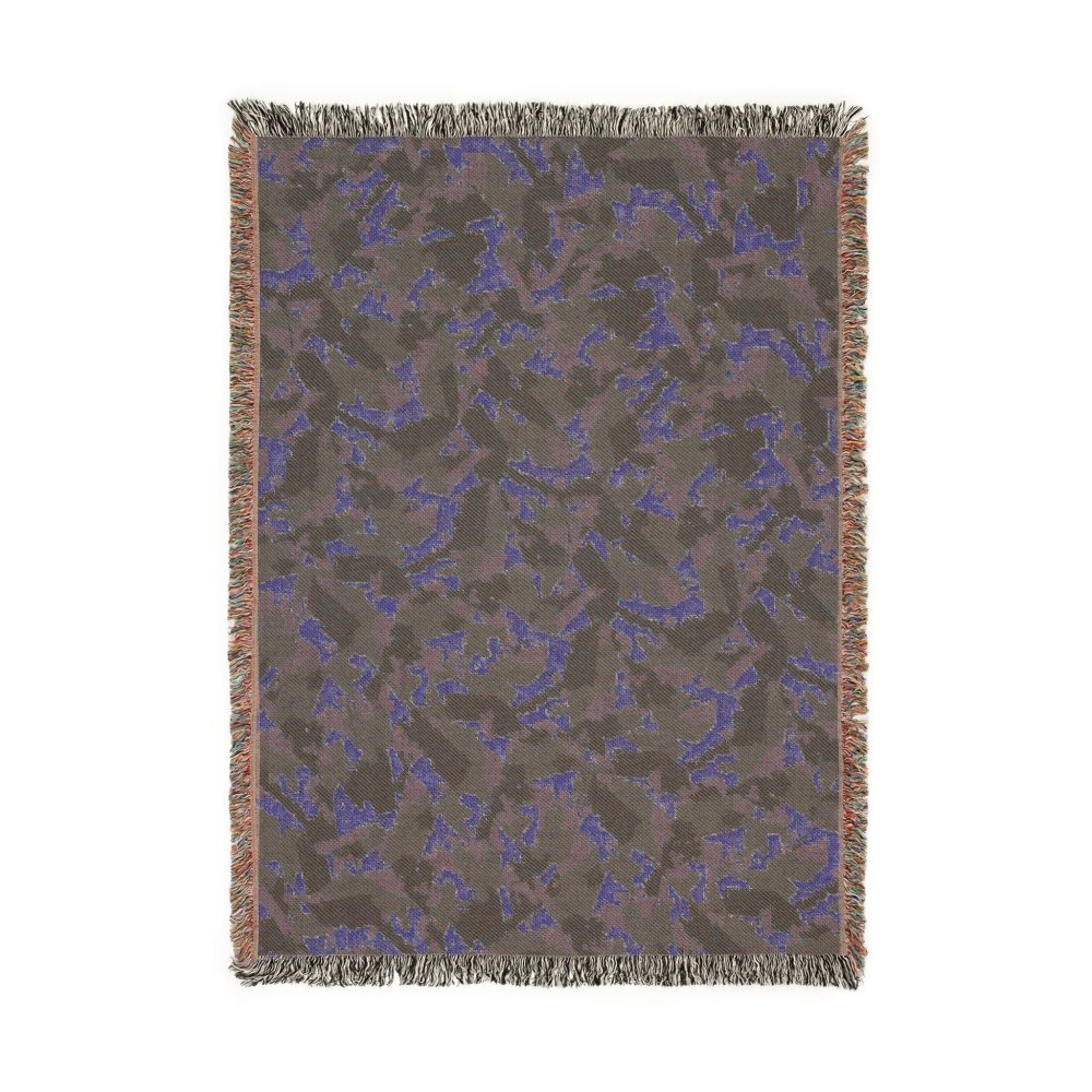 Home Decor {{variant_option}} - Camo Forest Woven Throw Blanket – Green Military Camouflage Throw for Sofa, Bed and Outdoor woven throw blanket